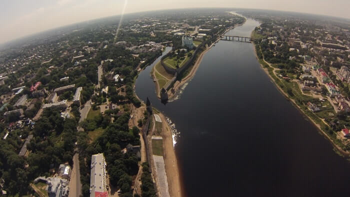 Фотографии с полётов в Пскове, аэродром Авиацентра Серёдка